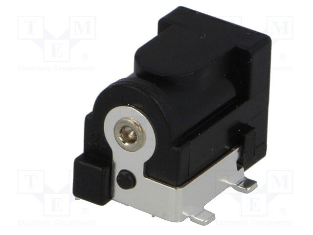 2.5*5.5mm, ligzda, SMD, on/off, 3A/12VDC, NINIGI