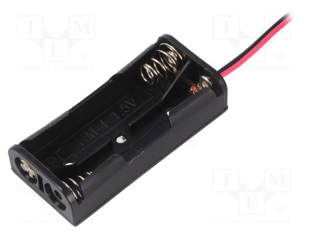 Bateriju turetajs 2xAAA ||, izvadi: vadi