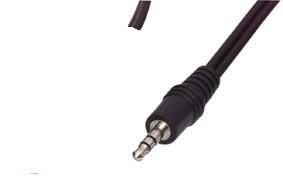 3.5mm štekers stereo/otrās gals brīvs, vads 1.5m