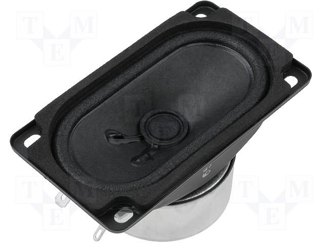 Skaļrunis 10W, 8R, 130...20000Hz, 84dB, 50.5x90.5x43mm