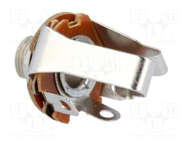 6.35mm ligzda, stereo, metālisks, vadam, skrūvejamas šasijai M9, NINIGI