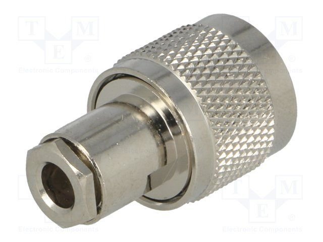 N konektors štekers uz RG58 kabelim, 50Ω, lodējams