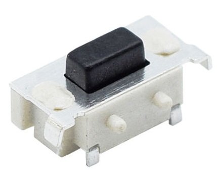 Mikroslēdzejs leņķisks, SPST-NO, OFF-(ON), 0.05A/32VDC, SMD, 7x3.5x3.5mm, 2N, L=0.8mm