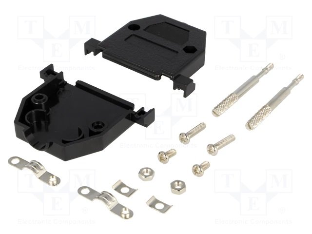 25PIN korpus D-SUB25, D-Sub HD44pin,, ar garam skrūvem