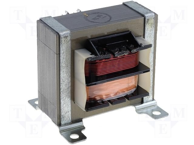 Transformators 220V=>12V, 1400mA, 18VA, 60x50x55mm