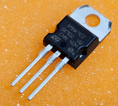 9NK90Z Tranzistors N-FET, 900V, ±30V, 8A, 160W, 1R3, TO-220