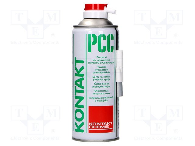 KONTAKT PCC 400mL tīrīšanas līdzeklis, aerozols ar suku, pielietojums: flusu noraidīšana