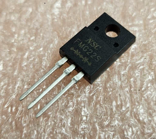 FMG22S, 2*Diodes, 200V, 2*5A, 50ns, (Anod-Katod-Anod), TO-220FP