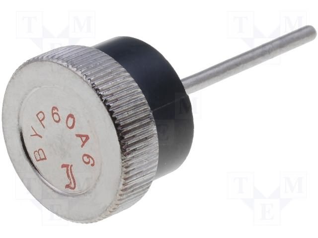 BYP60A6 Diode, 600V, 60A, presejāms, izvads anods/korpusā katods,, Ø12.75x4.2mm, Press-Fit