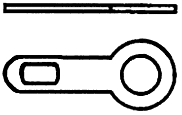 Gredzenveida lodēšanai, M4, vadam, misiņš