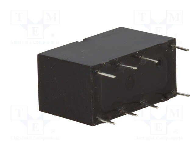Relejs DC9V, DPDT, 2x0.5A/120VAC, 1A/24VDC, 540Ω(16.6mA), divi kontakti 20x9.8x12mm, IP64, ZETTLER