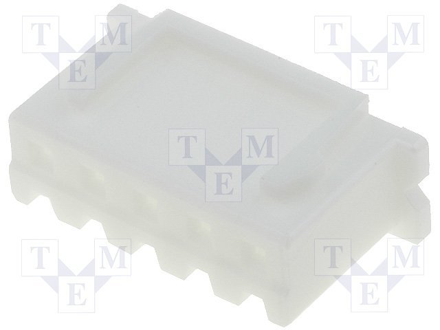 5pin, štekers/mama uz vadam, bez kontaktiem, solis=2.5mm, 250V/3A