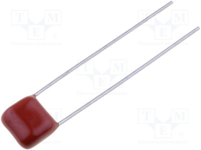 5.6nF, 630VDC, ±10%, plēves, polipropilēnu kondensators, 5mm, 12x4.8x9.7mm