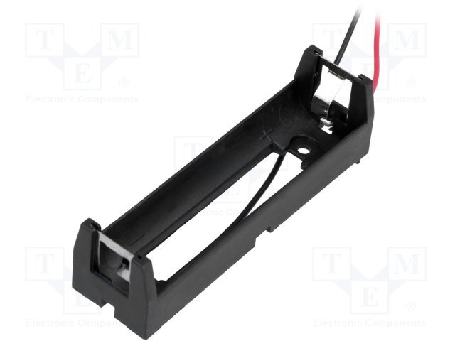 Bateriju turētājs 1xMR18650, izvadi: vadi, COMF