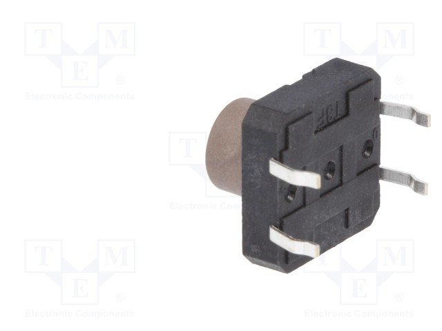 Mikroslēdzejs horizontāls, SPST-NO, OFF-(ON), 0.05A/12VDC, THT, 12x12x4mm, 1.8N, L=4.5mm