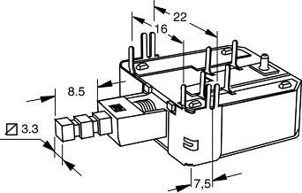 Sledzējs GDE.S95, 6A/250VAC
