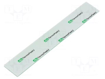 Siltumvadītāja lente, 20*130mm, h=1mm, 2.4W/mK, divpusējs, ar līmi