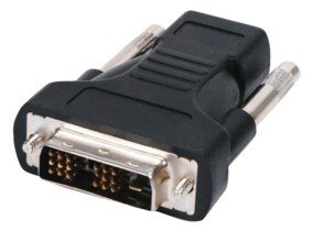 DVI štekers uz HDMI ligzda, savienotājs