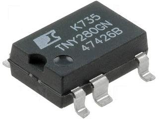 TNY268GN SMD Mikroshēma, AC/DC Converters 15W/85-265VAC, 19W/230VAC, SMD-7C
