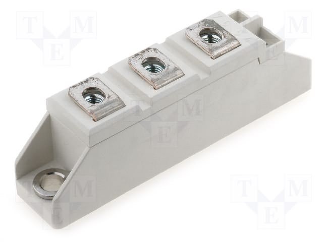 SKKD100/12 Diožu modulis - 2 diodes(A+K/A-K) 1200V, 100A, 35nS, SEMIPACK1