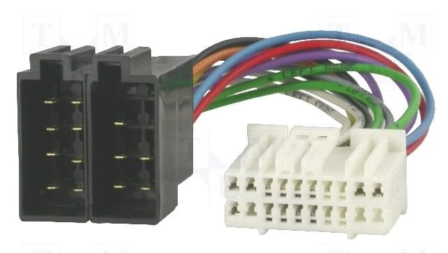 ZRS-100 Connector for radio HONDA 1999-> ISO