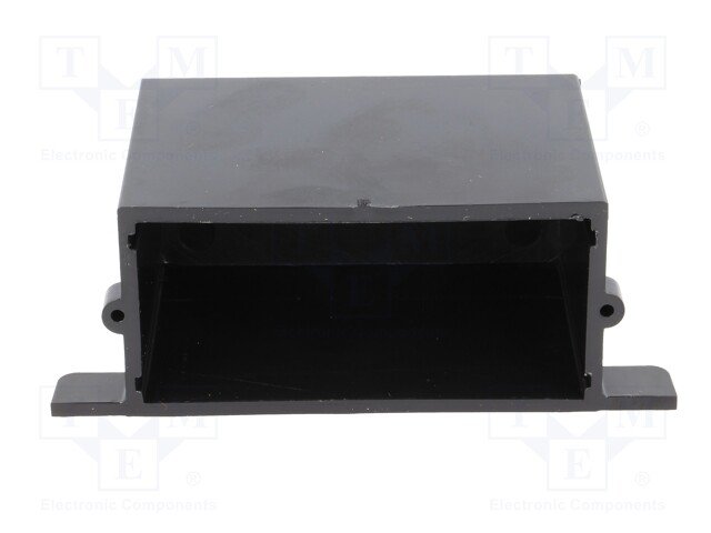 Plastmasas korpuss, 70x35x50mm, ABS, melnā krasa, ar piestiprinājumiem