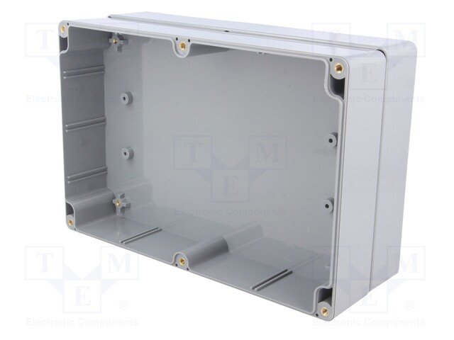 Plastmasas korpuss, 146x222x75mm, IP65, ABS, pelēkā krasa