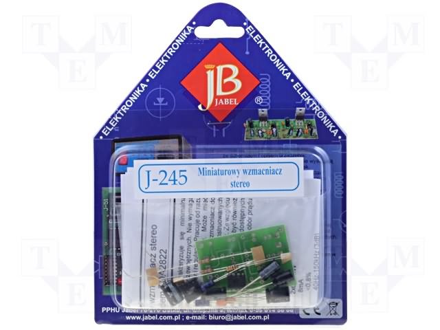 KIT: stereofonisks jaudas pastiprinātājs 2*0.65W, Pēc iepriekšēja pasūtījuma