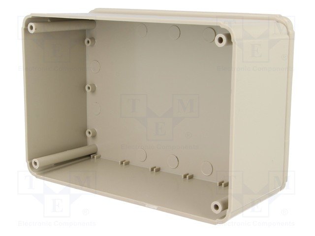 Plastmasas korpuss, 100x150x60mm, IP54, ABS, pelēkā krasa