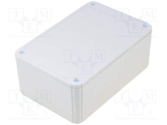 Plastmasas korpuss, 100x150x60mm, IP54, ABS, pelēkā krasa