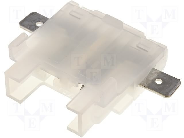 Drošinātāju turētājs, AUTO(19mm) ar spailem 6.35mm