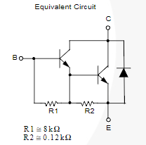 KSH122TF SMD Tranzistors, NPN+Darl+R+D, 100V, 8A, 20W, TO-252