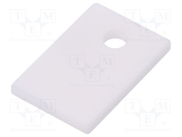 Izolācijas keramisks plāksne, TO220, 12x18x1.5mm, 25W/mK