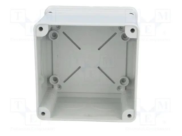 Plastmasas korpuss, 100x100x80mm, IP65, ABS, pelēkā krasa