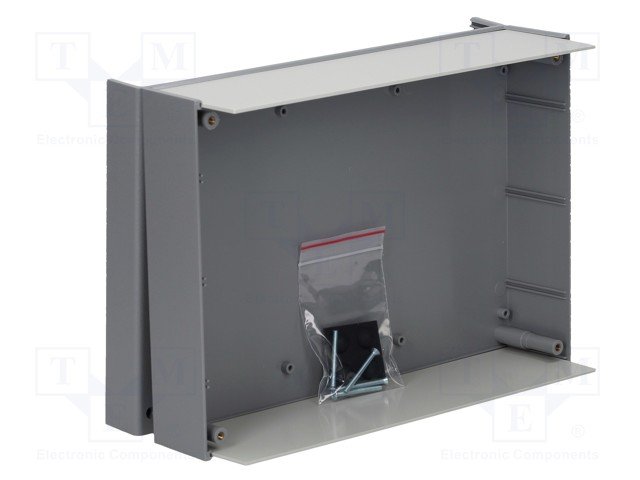 Plastmasas korpuss, 245x175x70mm, IP54, ABS, pelēkā krasa