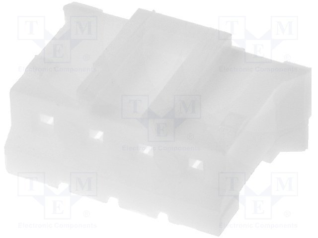 4pin, štekers/mama uz vadam, bez kontaktiem, solis=2.0mm, 100V/1A