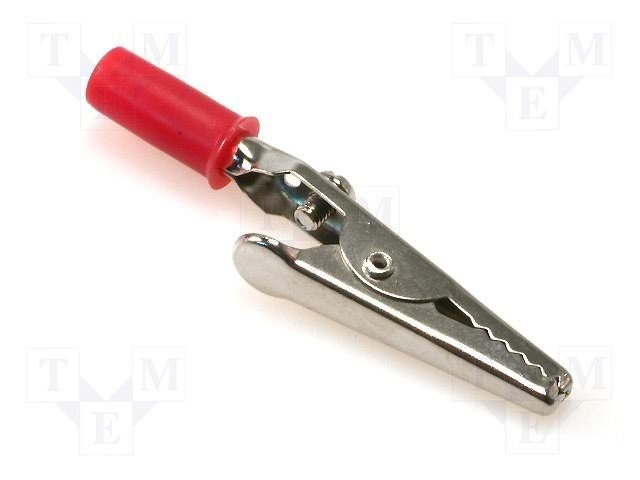 Krokodils metāla, L=55mm, sarkanā krasa