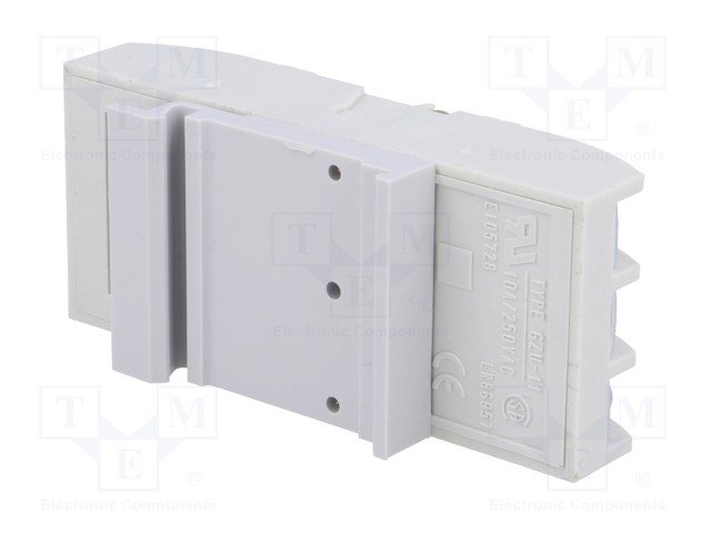 Releja pamats, R=15, 11pin, DIN rail montaža