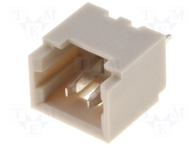 2pin, ligzda/papa, šasijai, solis=1.25mm, taisns, THT, 125V/1A, Micro serija