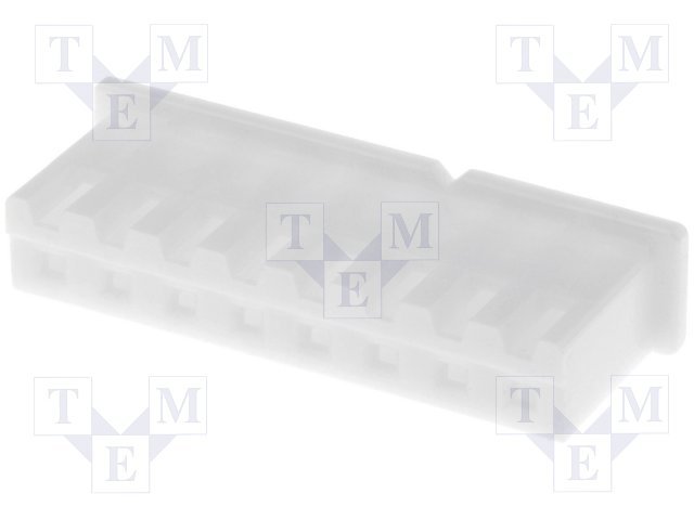 8pin, štekers/mama uz vadam, bez kontaktiem, solis=2.5mm, 250V/3A