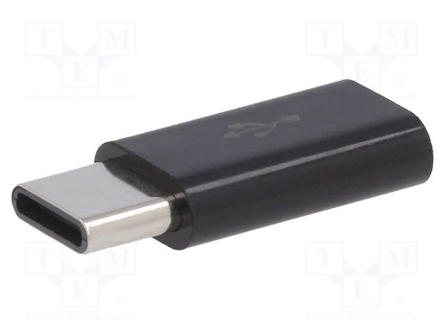 USB-C štekers uz microUSB-B, ligzda