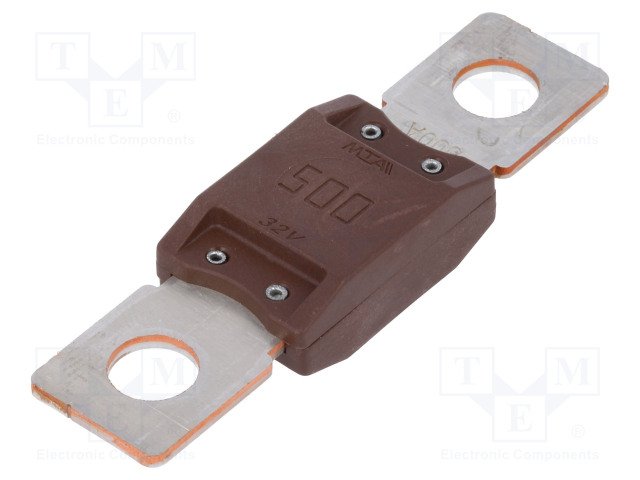 500A, 32V, 68.6x18.9x10.6mm, drošinātājs, MEGAVAL