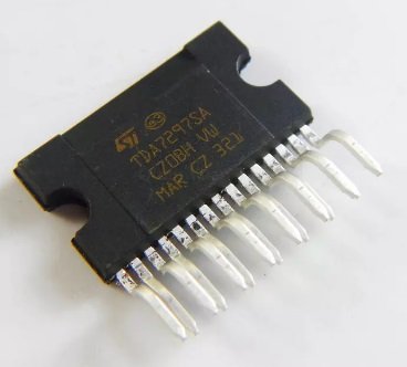 TDA7297SA Mikroshēma 10+10W DUAL BRIDGE AMPLIFIER, Clipwatt15
