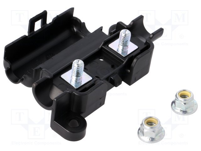 Drošinātāju turētājs, AUTO(MIDIVAL, 40mm, max125A), skrūvejama, M5