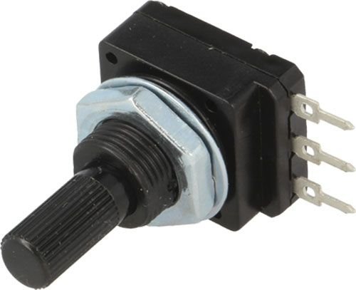 220K, mono, 18x16x8mm, 60mW, 6mm, L=12mm, potenciometrs ar lineare atkarību