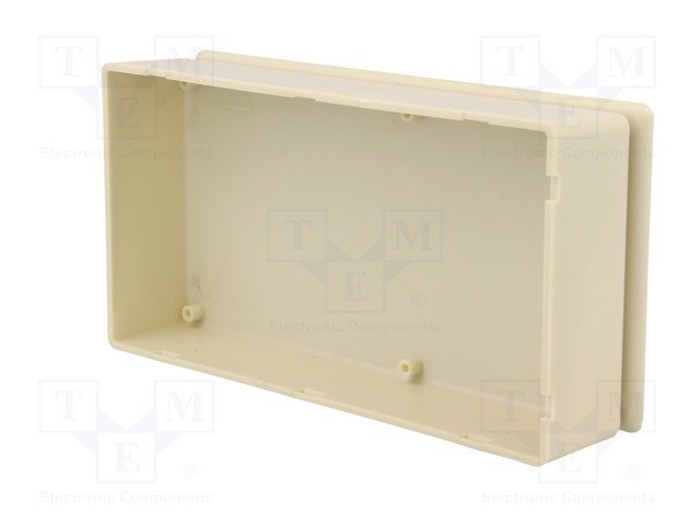 Plastmasas korpuss, 72x141x32mm, ABS, ar vāku baterijai, pelēkā krasa