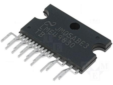 LME49830TB Mikroshēma Mono High Fidelity 200 Volt MOSFET Power Amp Input Stage with Mute (Rev. D), TO-247-15