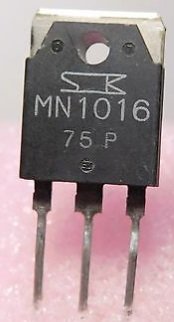 MN1016 Tranzistors NPN+Darl, 160V, 10A, 100W, TO-3P