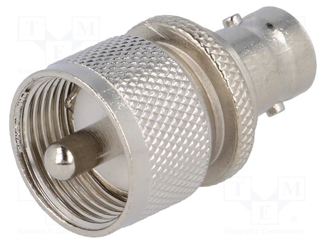 UHF štekers uz BNC ligzda, pārēja