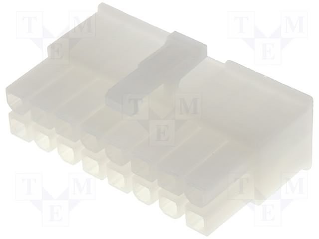 16pin(2x8), korpuss kontaktam "mama", 4.2x4.2mm, Mini-Fit® serija, taisns